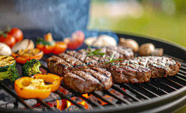 한우 캠핑 BBQ 사진
